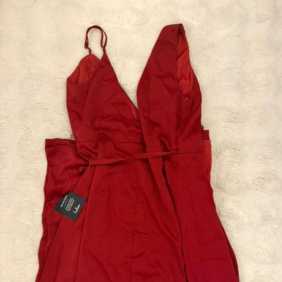 Lulu's Red Maxi Dress - Picture 5 of 7